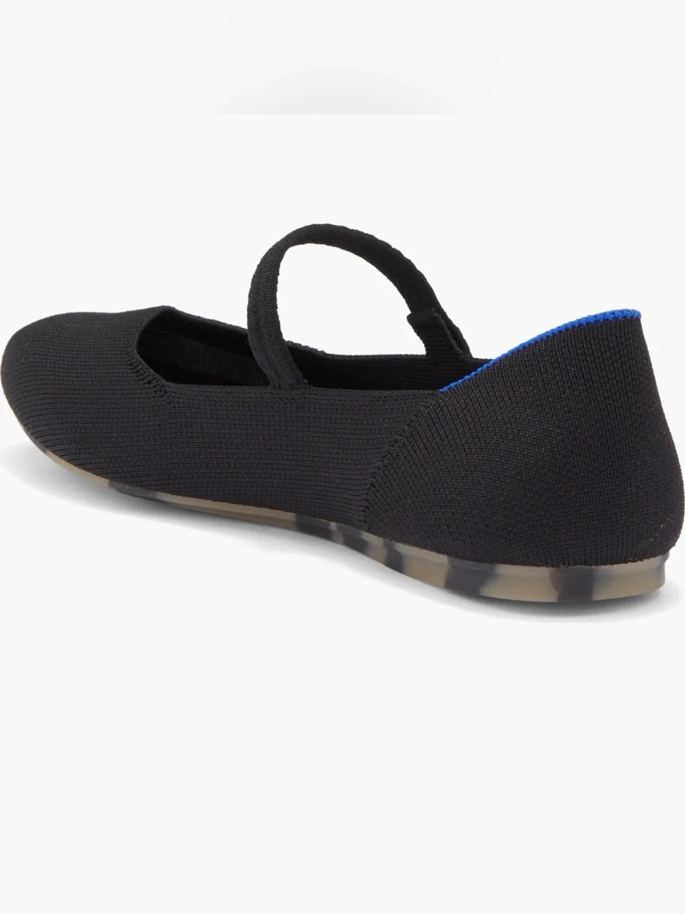 New Rothy's The Square Mary Jane Flats in Black 7.5